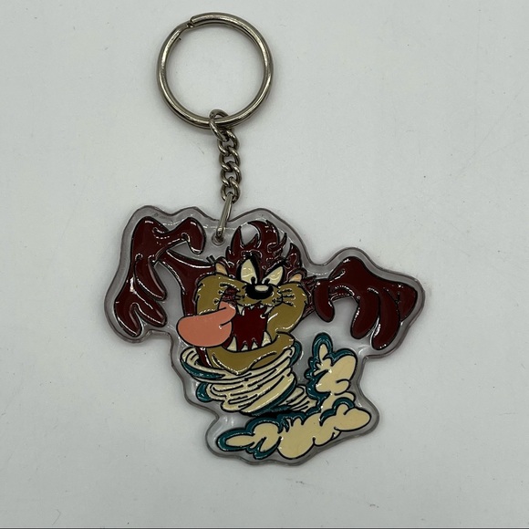 Warner Bros. Other - Tasmanian 1995 Warner Bros Vintage Keychain Looney Tunes Space Jam